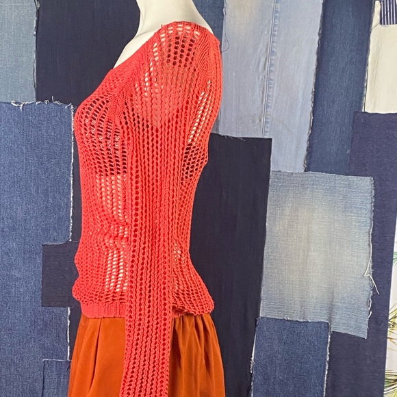 Attitude Crochet Knitted Jay Manuel LongSleeve Sweater Beautifully made!!!! Sz S - Picture 5 of 12